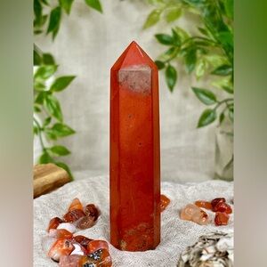 2145 Red Jasper Crystal Point